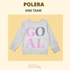 ALLEZ COLLECTION - POLERA NIÑA GOAL - STONE