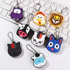 INSPIRA MARKET - Porta llavero de silicona animales Set x 3