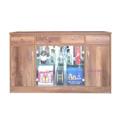 TEMEL - Mueble Aparador Aparador Puertas Vidrio Aparador Melamina