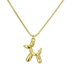 GENERICO - Collar Modelo Perrito bañado en Oro 18k