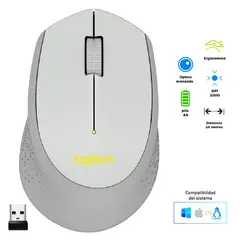 LOGITECH - Mouse M280 Gris
