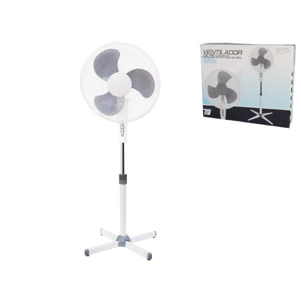 Pack 2 ventiladores de pedestal - 16 pulgadas