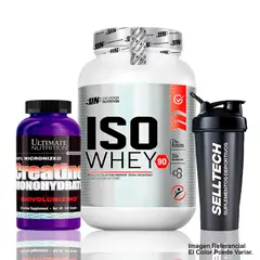 UNIVERSE NUTRITION - Iso Whey 90 de 1.1 kg Chocolate+Creatina Ultimate Nutrition300gr