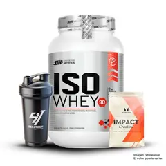 UNIVERSE NUTRITION - Iso Whey 90 de 1.1 kg Chocolate+Creatina Myprotein 250gr+Shaker