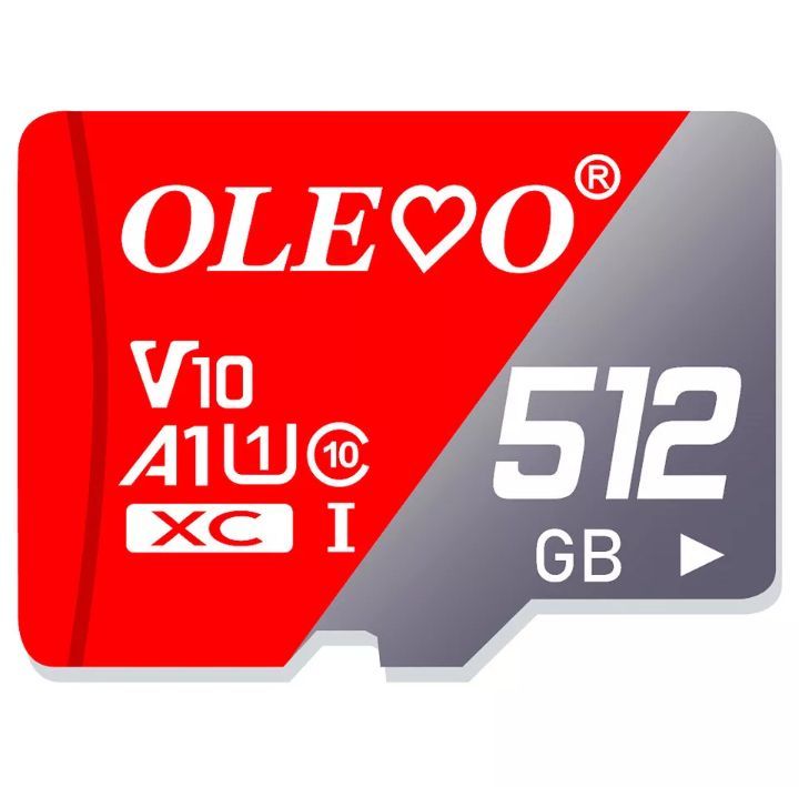 MEMORIA MICRO SD 512 GB OLEVO – 4K – U1 – V10 – HD