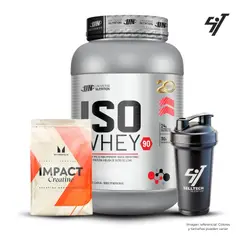 UNIVERSE NUTRITION - Iso Whey 90 de 1.1 kg Vainilla+Creatina Myprotein 250gr+Shaker