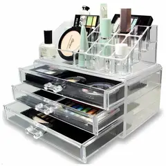 GENERICO - Organizador de Maquillaje Porta Cosmético Acrílico