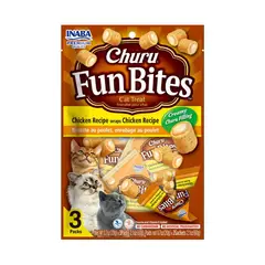 CHURU - Snack Fun Bites Sabor Pollo para Gatos