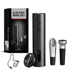 GENERICO - Sacacorchos Eléctrico Recárgable Mas Accesorios para Vinos