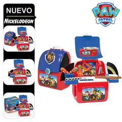 NICKELODEON - Set De Herramientas Y Mochila 2 En 1 Paw Patrol