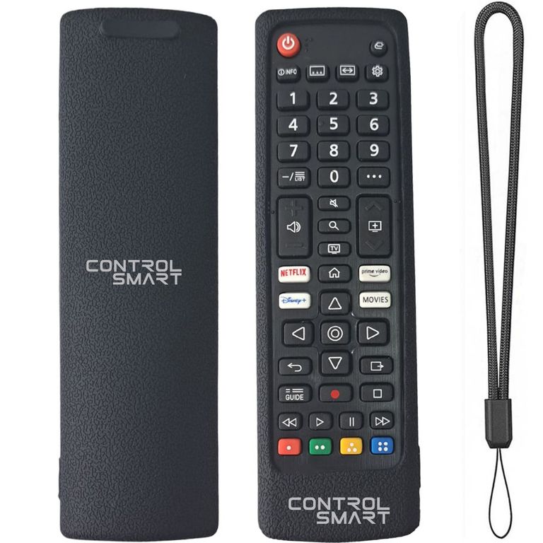 Funda Protector De Silicona Para Control Lg Akb - Negro