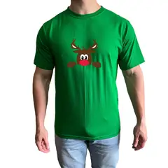GENERICO - Polo Hombre diseño Reno - Verde