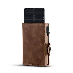 Xclusive - Billetera Tarjetero Deluxe - - Gris Oscuro / Talla única.