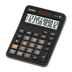 CASIO - Calculadora electrónica de 12 dígitos mx-12b - Negro