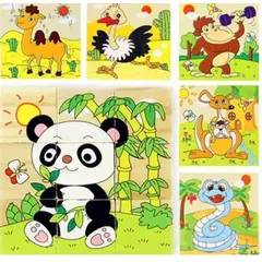 GENERICO - Rompecabeza Didáctico en forma de Cubo con 9 pcs