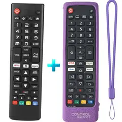 GENERICO - Control Remoto Compatible Para Tv LG Funda Morada