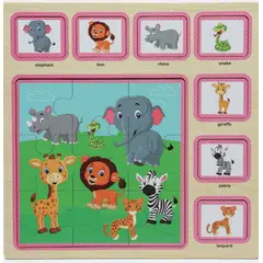 GENERICO - Rompecabezas de Madera Zoo