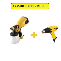 WAGNER - Combo Pistola para Pintar CS100 + Pistola de Calor FURNO 300