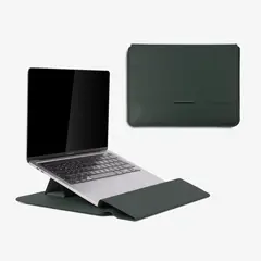 Xclusive - Funda Para Notebook con Plataforma 13-14 Pulgadas Verde Modelo Smart Work Station Laptop