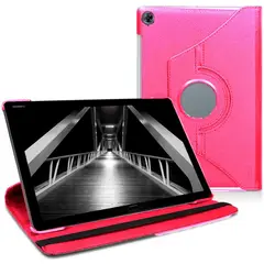 Funda Giratoria Fucsia para tablet Huawei MediaPad M5 Lite