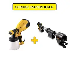 WAGNER - Combo Pistola para Pintar CS100 y Extensión HVLP