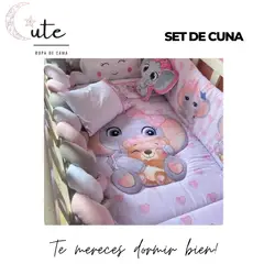 GENERICO - SET DE CUNA 100% ALGODÓN PIMA