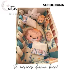 GENERICO - SET DE CUNA 100% ALGODÓN PIMA