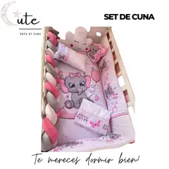 GENERICO - SET DE CUNA 100% ALGODÓN PIMA