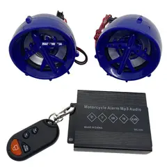 SEISA - Parlante bluetooth para moto color azul YY-432 Élegans