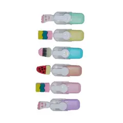 GENERICO - MINI RESALTADORES ICE CREAM X6 UNIDADES