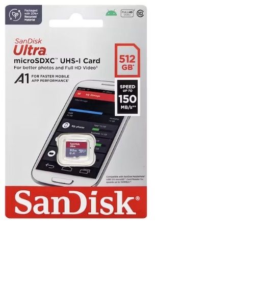 MEMORIA MICRO SDXC UHS-I 512GB ULTRA A1 150MBPS