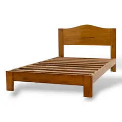 MUEBLES MACRUMO - Cama de madera tornillo modelo Mancora de 1.5 Plz
