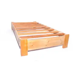 MUEBLES MACRUMO - Tarima ancha de Pino de 2 plz