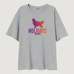 HOLIDAYS - OVERSIZE MUJER GRIS CLASSIC COLLECTION