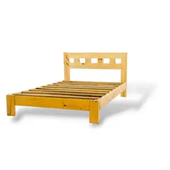 MUEBLES MACRUMO - Cama de madera pino modelo Vienna 2 Plz