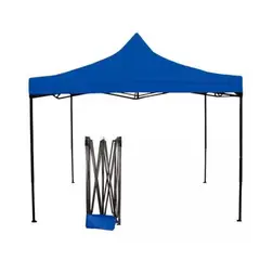 GENERICO - TOLDO 3x3 PLEGABLE REFORZADO IMPERMEABLE EVENTOS AZUL
