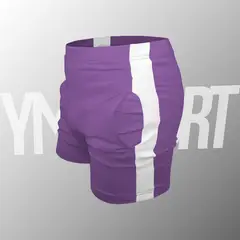 YML SPORT - Short de Entrenamiento Hombre - Short GYM Morado -