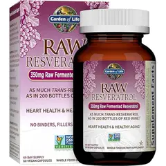 GENERICO - Garden of Life RAW PROBIOTICS Resveratrol 350mg 60 capsulas vegetales