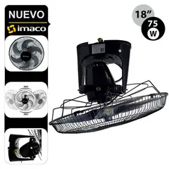 IMACO - Ventilador de Techo Orbital 360° OCF7919 Negro