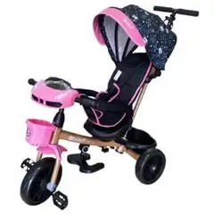 EBABY - Triciclo para Niños USB y Bluetooth EB390 Rosado