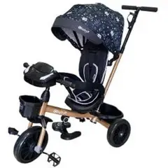 EBABY - Triciclo para Niños USB y Bluetooth EB390 Negro