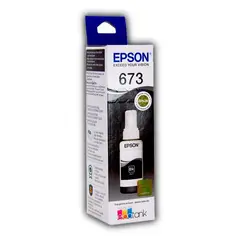 EPSON - Botella de Tinta T673 Negro Original T673120