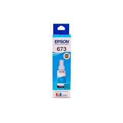 EPSON - Botella de Tinta T673 Cian