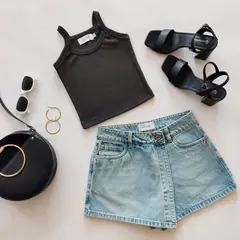 DESIRE - Short Falda Jean Para Mujer