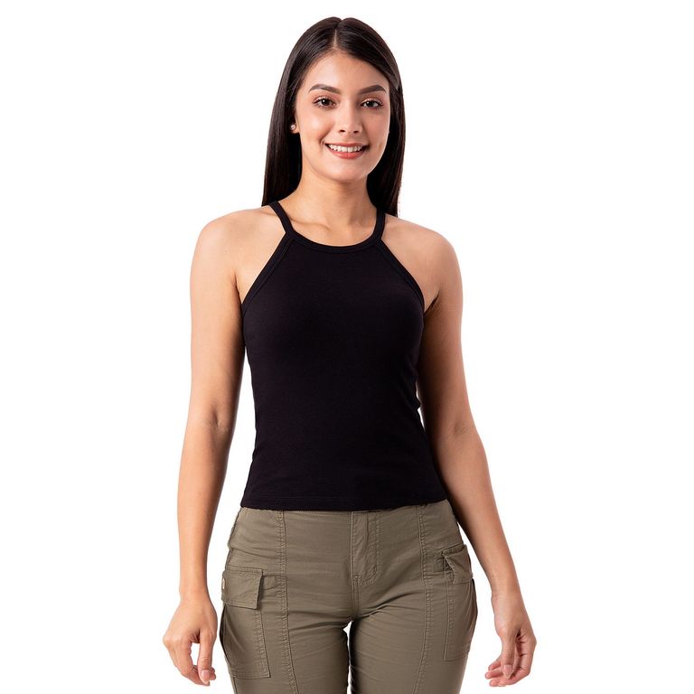 Tops Basico Rib Lycrado Yaxha Mujer