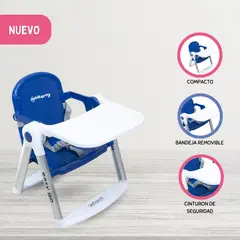 INFANTI - Silla de Comer Transportable Booster «EASY GO» Blue