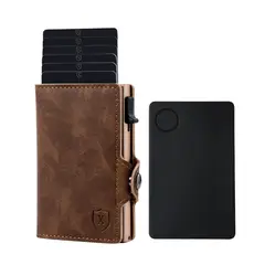 XCLUSIVE - Pack Billetera Tarjetero con Localizador