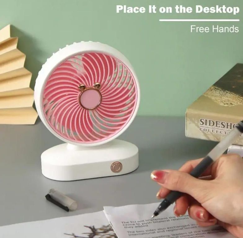 MINI VENTILADOR RECARGABLE DE ESCRITORIO