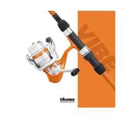 OKUMA - Caña de pescar vibe naranja