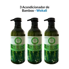 WOKALI - 3 Acondicionador de Bamboo 550ml -